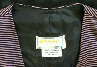 Disneyland Haunted Mansion Butler Mens Cast Member costume uniform 44L - 1980 ' s 10