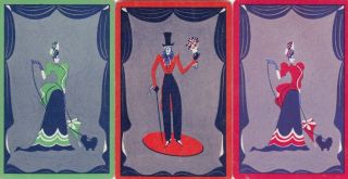 Vintage Swap Playing Card - 3 Single Ladies - 4