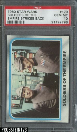 1980 Topps Star Wars Empire Strikes Back 179 Soldiers Of The Empire Psa 10