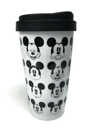 Disney Store Mickey Mouse Ceramic 16 oz Insulated Travel Coffee Mug With Lid 3