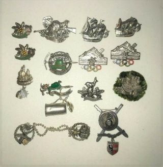 Vintage German Bavarian Hat Pins