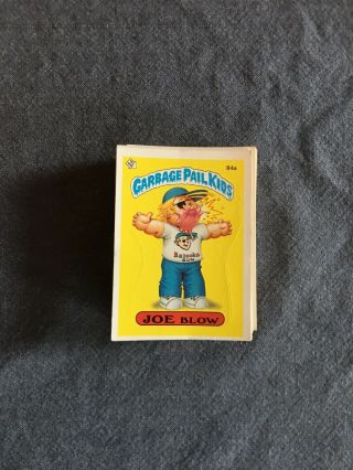 Garbage Pail Kids 1986 Series 3 Complete Set 84a And B To 124a And B