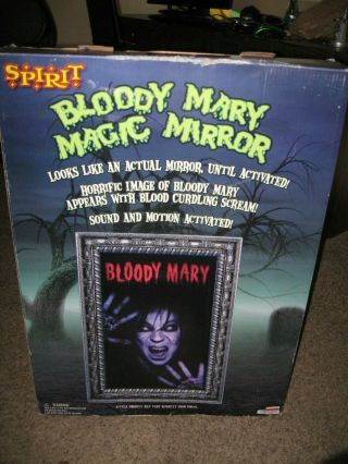 Bloody Mary Animated Mirror Spirit Halloween Very Rare