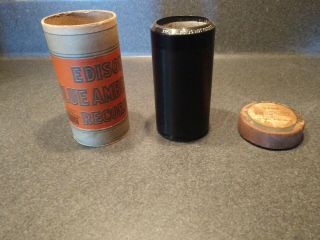 Edison Blue Amberol Cylinder Record.  Edison Speech.  3756