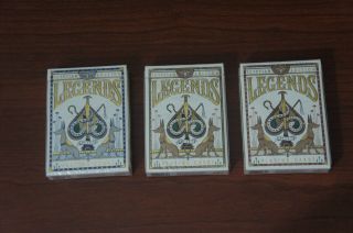 Legends 202 Egyptian Edition Playing Cards (3 Decks)