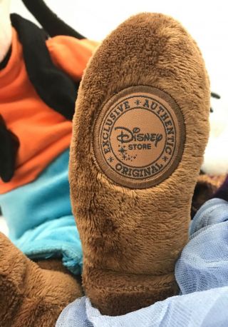 Disney Store Authentic Patch Goofy BIG Plush Doll Stuffed 20 