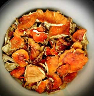 Dried Caps Of Amanita Mus.  500 Grams