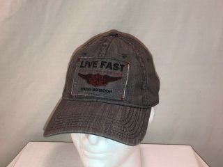 Harley Davidson Motorcycles Live Fast Cap Adjustable Adult Baseball Hat