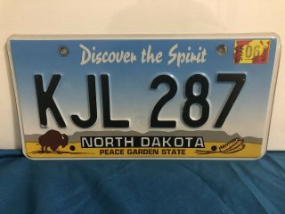 6 North Dakota License Plate 2006