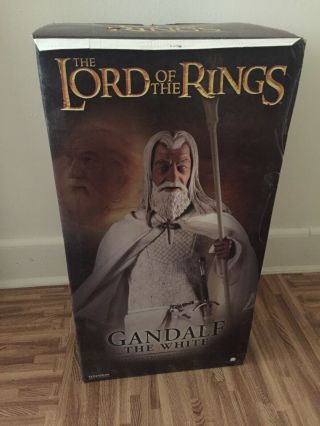 Lord Of The Rings Gandalf The White Sideshow / Weta Polystone Statuettes