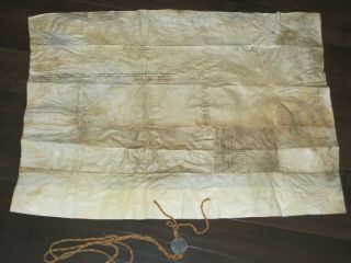 HUGE Intact Papal Bull of Pope Clement XIII on Parchment w/ Bulla,  Dated 1767 5
