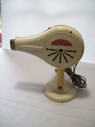 Antique / Vintage Electric Hair Dryer Nichiei Light Dryer Ns - 5 Tokyo Japan