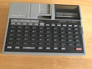Vintage Seiko Uc - 2200 Programming Keyboard For Wrist Computer Watch
