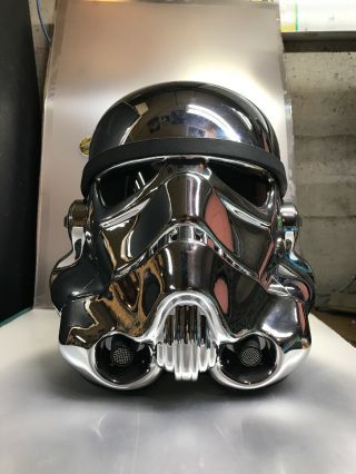 Efx Star Wars Chrome Stormtrooper Helmet 40th Anniversary Anh 1:1 180/500