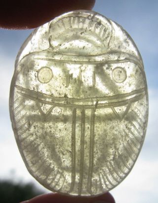 Libyan Desert Glass Scarab Carving Meteorite Impactite Tektite Gemstone Jewelry