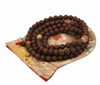 Tibetan Buddhist Meditation 108 Beads Old Bodhi Seed Mala