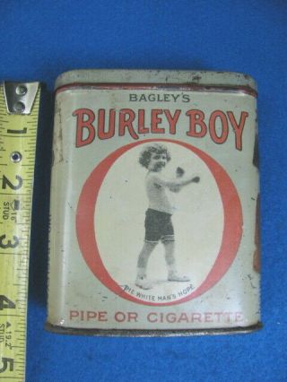 Vintage Bagley’s Burley Boy Tobacco Pocket Tin