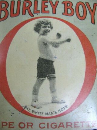 Vintage BAGLEY’S BURLEY BOY Tobacco pocket TIN 2