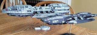 Battlestar Galactica Pegasus And Galactica Built And Ready For Display