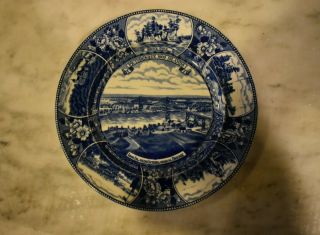 Souvenir China Plate 1000 Islands,  Ny 9 3/4 " 6 - Scenes