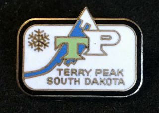 Terry Peak Skiing Ski Pin Badge South Dakota Resort Souvenir Travel Lapel