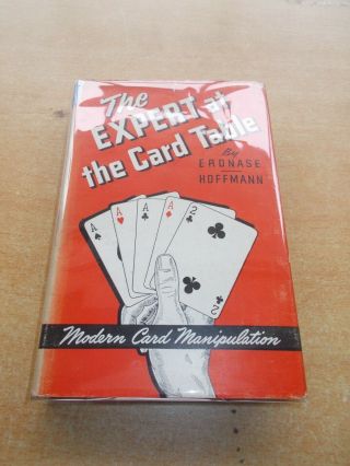 Erdnase Expert At The Card Table Hardbound Fleming Edition,  Dust Wrapper