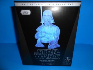 Star Wars Gentle Giant 2013 Pgm Darth Vader (holographic) Mini Bust 395/500