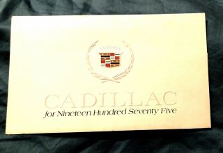 1975 Cadillac,  Thomas Cadillac Inc.  Dealer Invitation