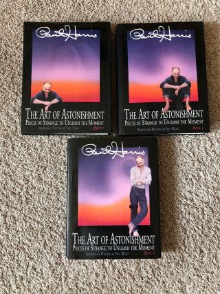 Paul Harris The Art Of Astonishment 3 Book Set But In Great Shape
