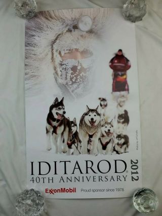Alaska 2012 Iditarod Sled Dog Race Poster