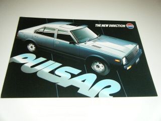 Vintage 1981 Datsun Pulsar Car Dealers Sales Brochure