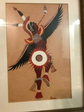7 Vintage Kiowa Five 5 Native American Prints Numbered