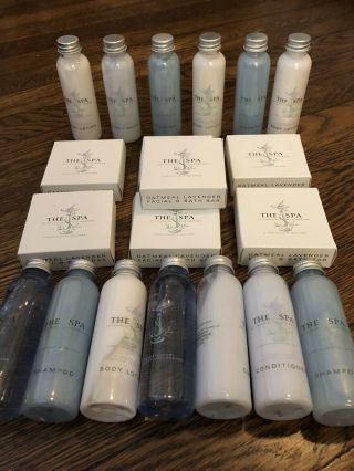 Spa At Colonial Williamsburg 20 Piece Set - Travel Size Soap,  Lotion,  Shampoo