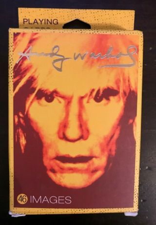 Andy Warhol Foundation - Rare - Deck Of Playing Cards - Complete - Ln - Exuc