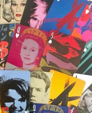 ANDY WARHOL FOUNDATION - RARE - DECK OF PLAYING CARDS - COMPLETE - LN - EXUC 6
