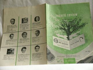 Rca Victor Record Review July 1949 Catologue Pamphlet Koussevitzky Danny Kaye
