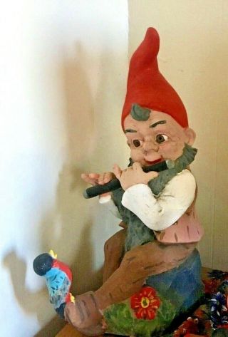 Vintage Rare Large Heissner Garden Gnome West Germany 1960’s Pvc