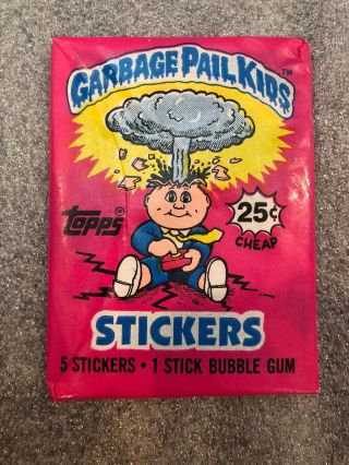 Topps 1985 1 1st Series Garbage Pail Kids Wax Pack Nr