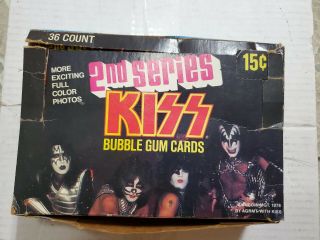 Complete Set Of 36 Wax Packs - 1978 Donruss " Kiss " 2nd Series Packs Very Rare