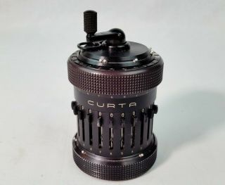 Curta Type I Mechanical Calculator 50883 With Case