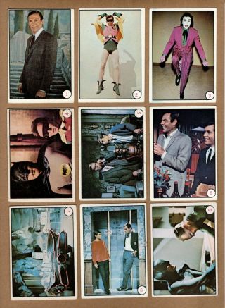Complete 55 Card Set Of 1966 Topps Bat Laffs,  Vg / Ex