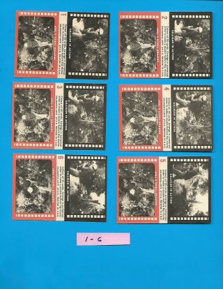 GILLIGANS ISLAND.  1965 Topps Comp.  Set of 55 cards 2