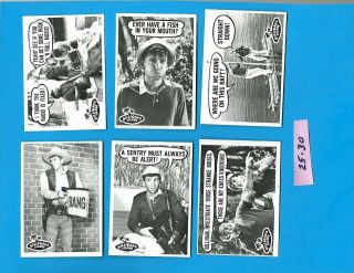 GILLIGANS ISLAND.  1965 Topps Comp.  Set of 55 cards 6