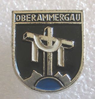 Vintage Oberammergau,  Germany Tourist Travel Souvenir Collector Pin - Passion Play