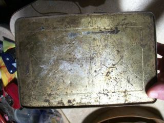 Antique Union Leader Cut Plug Lunch Box Tobacco Tin 4
