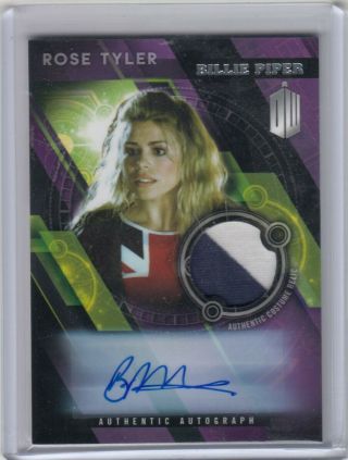 Doctor Who Timeless - Billie Piper (rose Tyler) Autograph Costume Relic Card 4/5