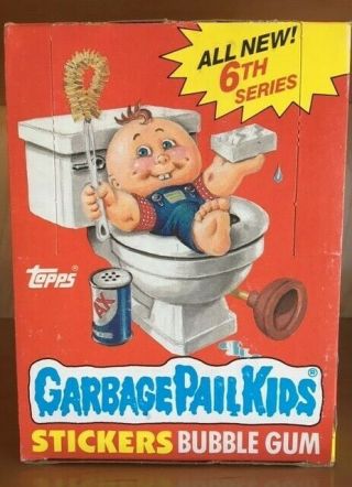 Garbage Pail Kids Series 6 & Series 7 Complete Full Wax Pack Boxes