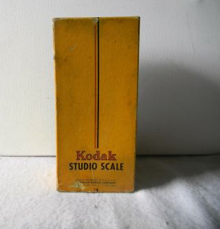 Vintage Eastman Kodak Studio Scale With Box 1962
