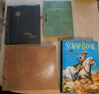 4 Vintage Scrapbooks Christmas Birthday Mother 
