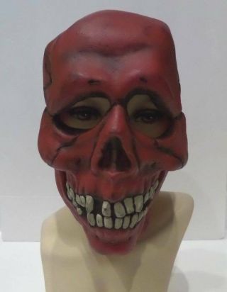 Rare Vintage 1967/1976 Don Post Studios The Red Skull Halloween Mask / Marvel